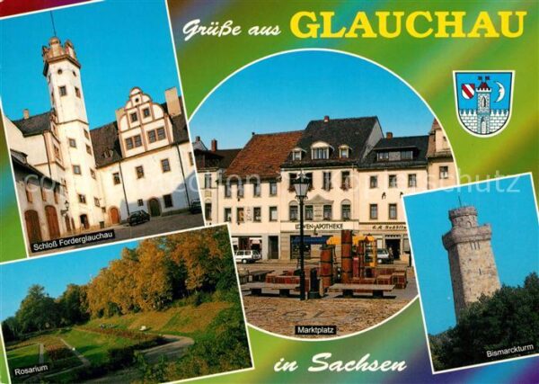 Glauchau Schloss Forderglauchau Rosarium Marktpl