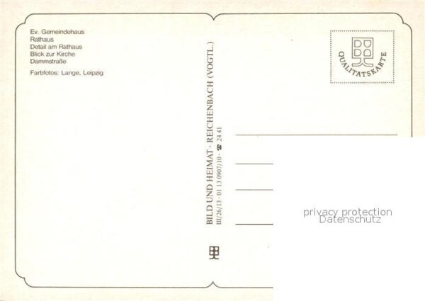 Goessnitz Schmoelln Gemeindehaus Rathaus Detail Kirche Damm – Bild 2