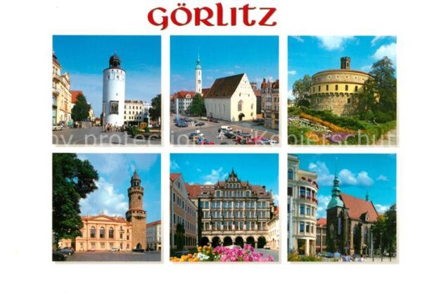Goerlitz Sachsen Frauenturm Dicker Turm Innenstadt Reich