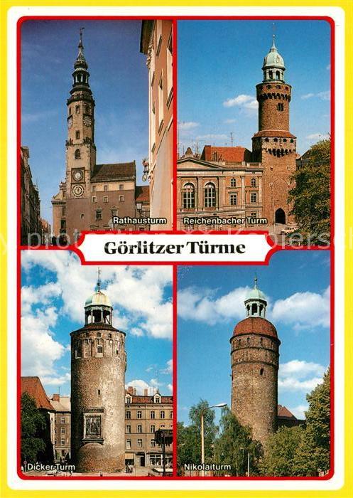 Goerlitz Sachsen Görlitzer Tümre Rathausturm Reichenbach