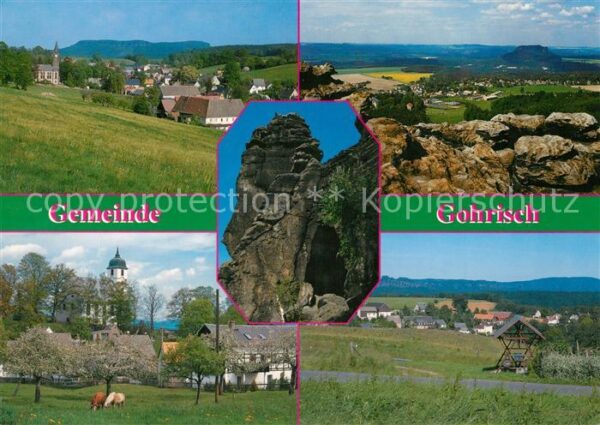 Gohrisch Cunnersdorf Zwergfels am Gohrisch Papst