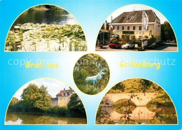 Grillenburg Jagdschloss Bogenbrücke Waldhof zu Gril