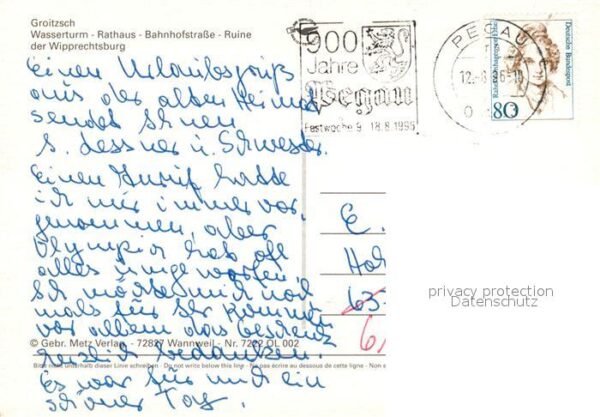Groitzsch Pegau Wasserturm Rathaus Bahnhofstrasse Ruine – Bild 2