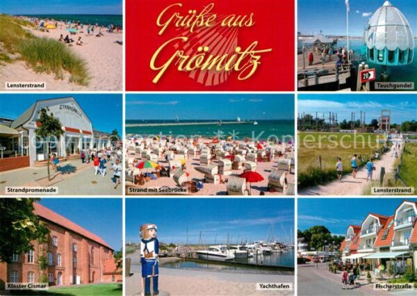 Groemitz Ostseebad Strand Promenade Seebrücke Kloster Cism