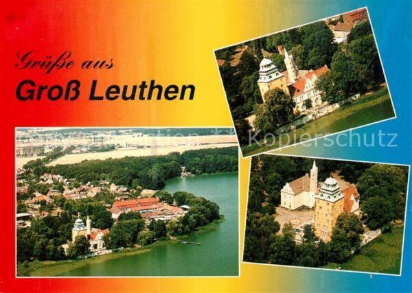Gross Leuthen Schloss Kinderheim Leuthener See Fliege