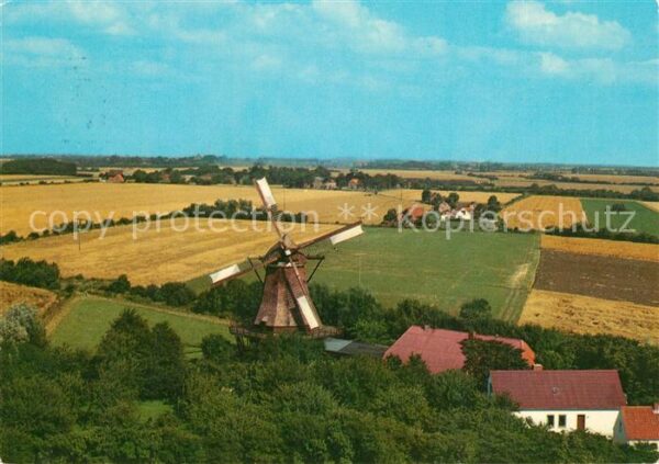 Lemkenhafen Landschaftspanorama Windmühle Fliegerau