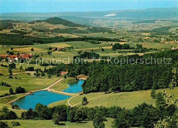 Poppenhausen Rhoen Landschaftspanorama Naturpark Rhön Blic