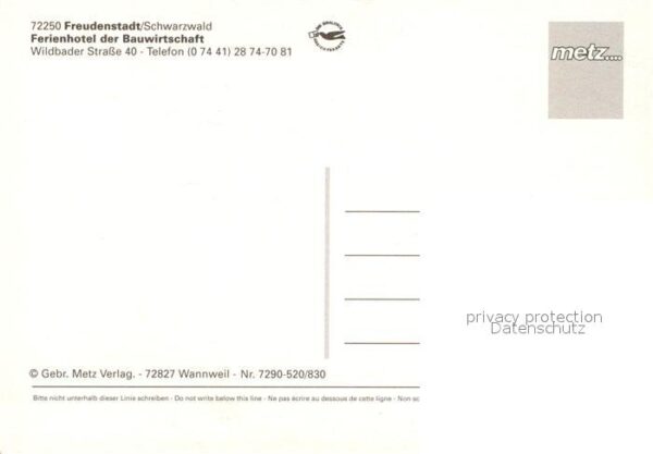 Freudenstadt Ferienhotel der Bauwirtschaft Halle Tre – Bild 2