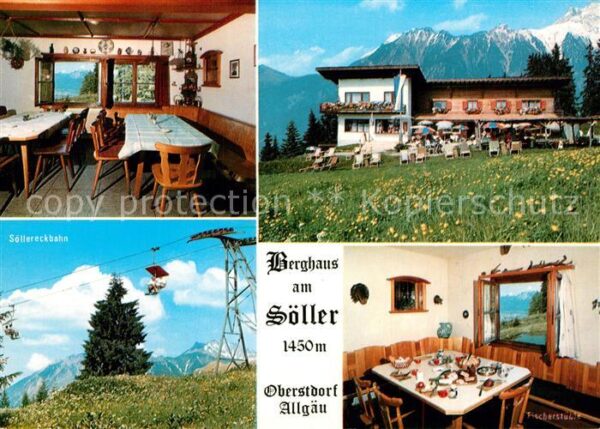 Oberstdorf Gaststätte Berghaus am Söller Bergbahn