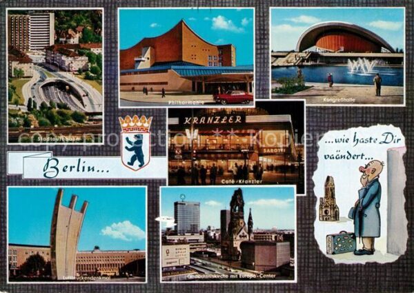 Berlin Stadtautobahn Philharmonie Kongresshall