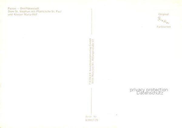 Passau Dreiflüssestadt Dom St Stephan Pfarrkir – Bild 2