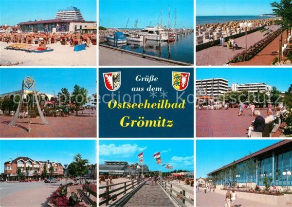 Groemitz Ostseebad Strand Restaurant Yachthafen Promenade