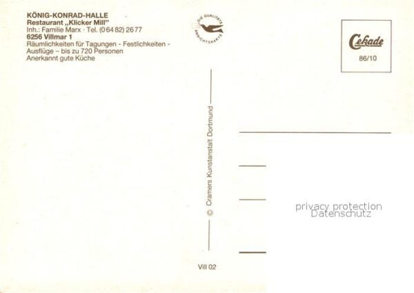 Villmar König Konrad Halle Restaurant Klicker M – Bild 2