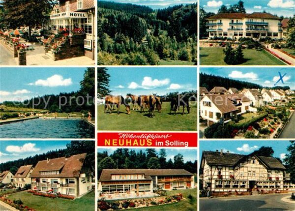 Neuhaus Solling Hotel Restaurant Wohnsiedlung Pferdekop