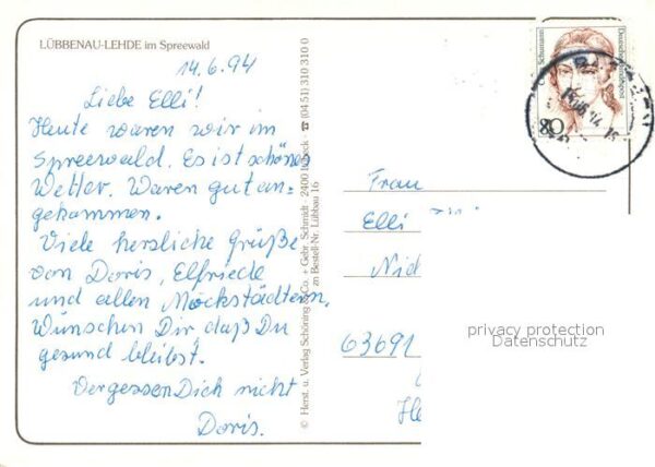 Lehde Kahnfährhafen Schloss Wohnhaus am Wasse – Bild 2