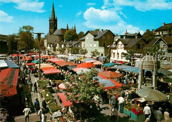 Hoechst Main Marktplatz Brüningbrunnen Kirche