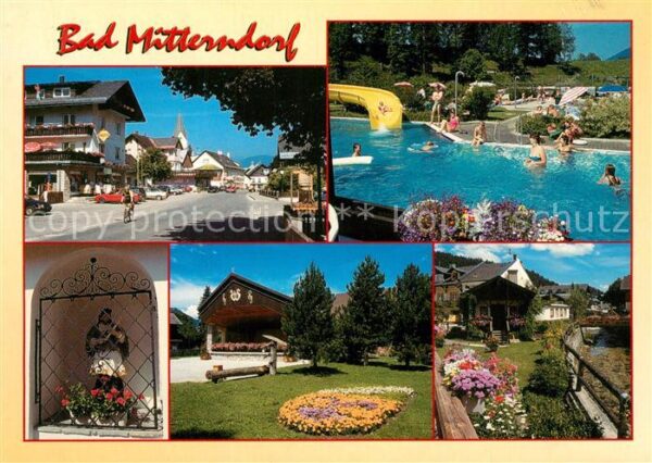 Bad Mitterndorf Hauptstrasse Kurpark Freibad Heiligenfi