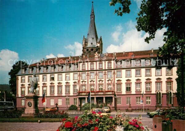 Erbach Odenwald Gräfliches Schloss 18. Jhdt. Stadt der
