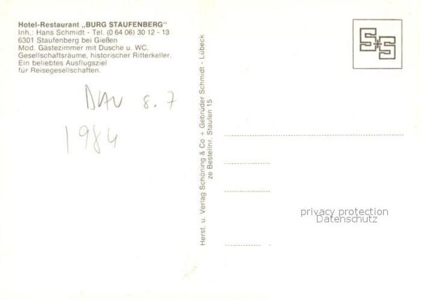 Staufenberg Hessen Burg Staufenberg Ruine – Bild 2