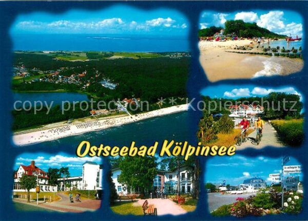 Koelpinsee Usedom Strand Fahrradtour Promenade Kurhotels