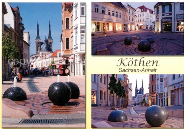 Koethen Anhalt Schalaunische Strasse Wasserspiele Fuss