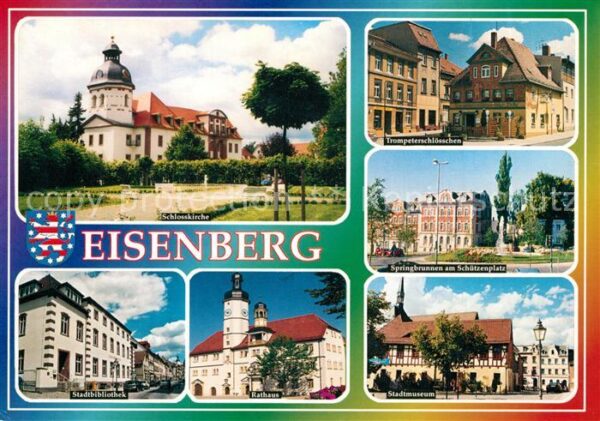Eisenberg Thueringen Schlosskirche Trompeterschlösschen Spri