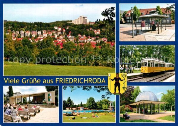 Friedrichroda Blick vom Philosophenweg Freilichtbühne