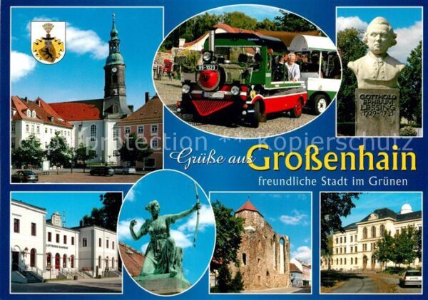 Grossenhain Sachsen Marienkirche Cottbuser Bahnhof Diana Gö