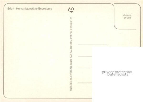 Erfurt Humanistenstätte Engelsburg – Bild 2