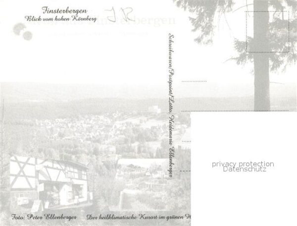 Finsterbergen Panorama Blick vom hohen Körnberg Postp – Bild 2