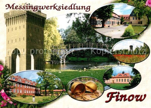 Finow Eberswalde Messingwerksiedlung Wasserturm Brücke
