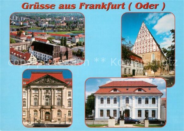 Frankfurt Oder Innenstadt Rathaus Oderbrücke Konzertha