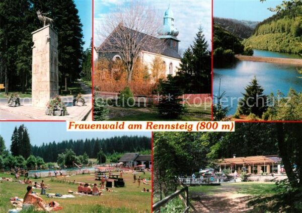 Frauenwald Thueringen Denkmal Kirche Naturpark Thüringer Wald