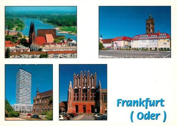 Frankfurt Oder Panorama Oder Friedenskirche Marieneck