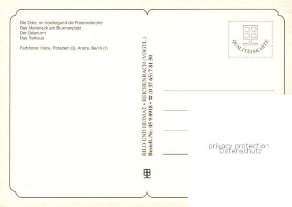 Frankfurt Oder Panorama Oder Friedenskirche Marieneck – Bild 2