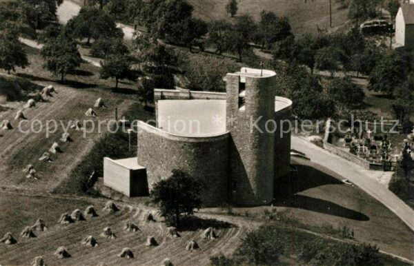 Volkersbrunn St Rochus Kirche Fliegeraufnahme