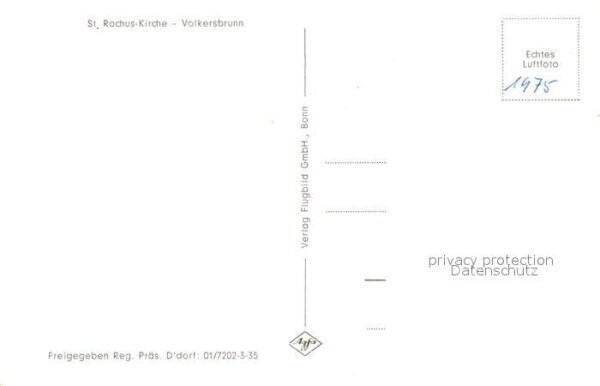 Volkersbrunn St Rochus Kirche Fliegeraufnahme – Bild 2