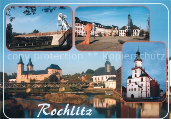 Rochlitz Sachsen Schloss St Petrikirche Hängebrücke Zwic
