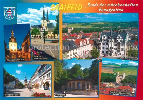 Saalfeld Saale Blankenburger Tor Johanniskirche Fussgä