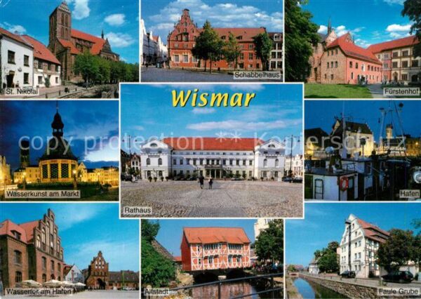 Wismar Mecklenburg St Nikolai Kirche Schabbelhaus Fürstenh