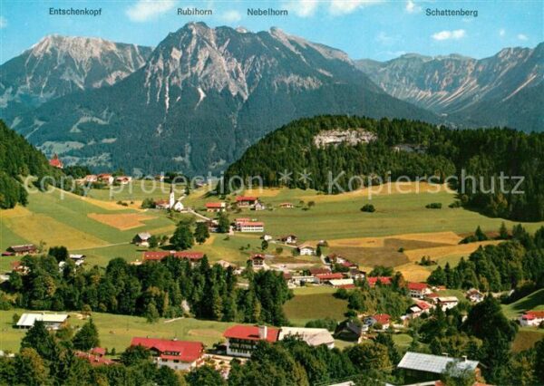 Tiefenbach Oberstdorf Panorama Allgäuer Alpen