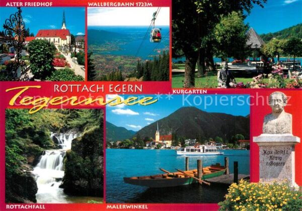 Rottach-Egern Friedhof Wallbergbahn Kurgarten Rottach