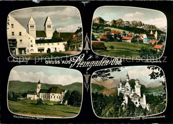Steingaden Oberbayern Kirche Wallfahrtskirche Wies Alpenpanor