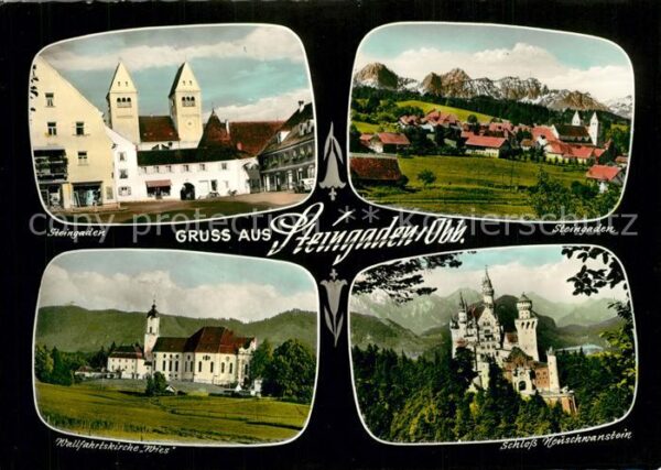 Steingaden Oberbayern Kirche Wallfahrtskirche Wies Alpenpanor