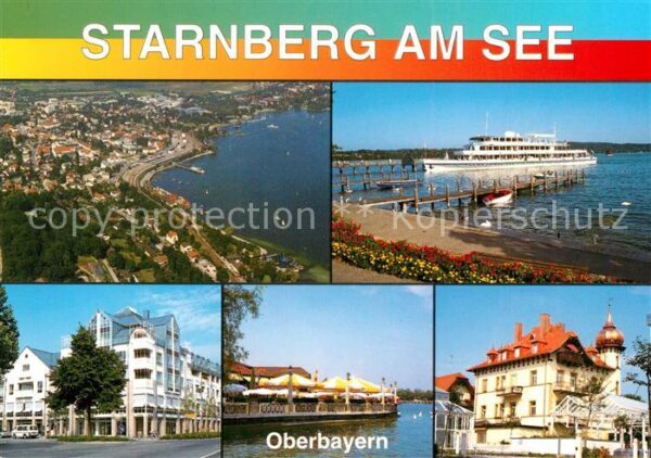 Starnberg Uferpromenade Starnberger See Fähre Hot