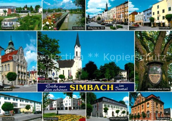 Simbach Inn Inntalklinik Innbrücke Innstrasse Witte