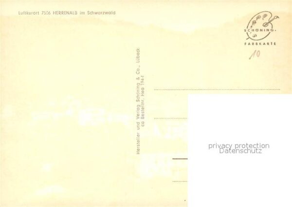 Bad Herrenalb Teilansicht Luftkurort im Schwarzwald – Bild 2
