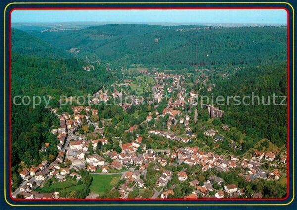 Bad Herrenalb Luftkurort im Schwarzwald Fliegeraufnah