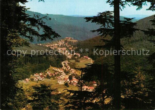 Bad Herrenalb Landschaftspanorama Gaistal Schwarzwald