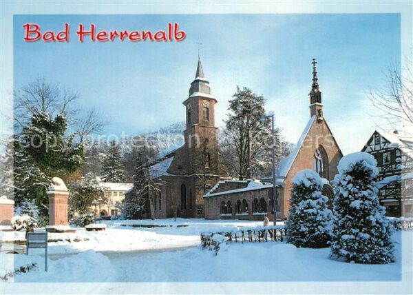 Bad Herrenalb Winterlich verschneites Kloster Kloster